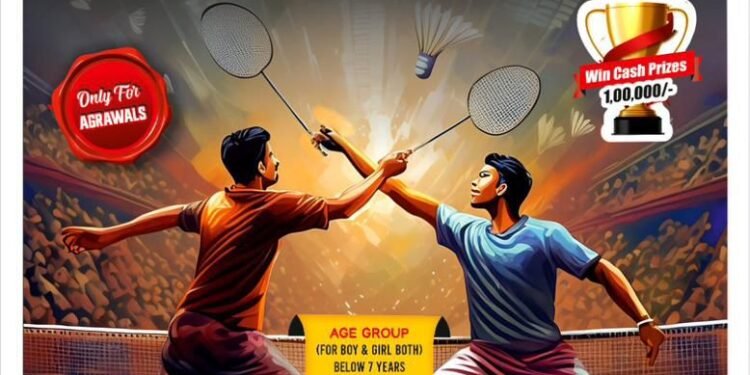 इस तारीख को अग्रवाल मंडल द्वारा बैडमिंटन टूर्नामेंट का किया जा रहा है आयोजन