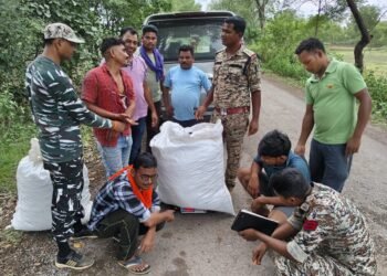 गरियाबंद पुलिस को मिली बड़ी सफलता:  69.440 किलो ग्राम गांजा के साथ (उड़िसा) के दो तस्कर गिरफ्तार।