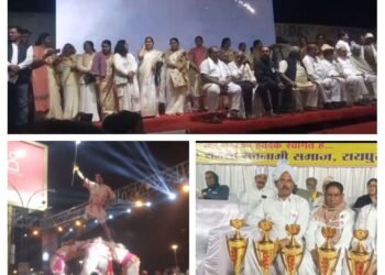 Crowd gathered in the procession of Guru Ghasidas…the capital echoed with Jai Jai Satnam…