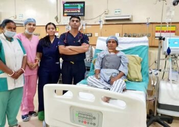 Successful open heart surgery of 50 year old woman under the leadership of Dr. Krishnakant Sahu