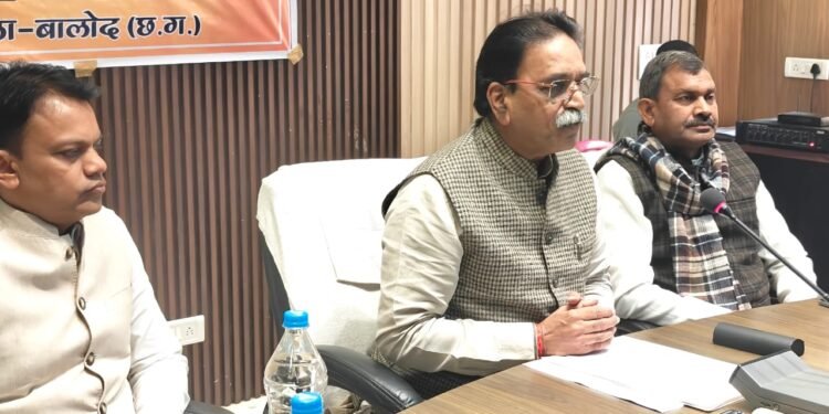 Munat's press conference in Balod, counting the major achievements of Chhattisgarh government's 1 year tenure