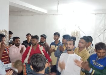 Beginning of Guru festival: Anjor Panthi Party welcomed the festival with Mangal Aarti of Guru Ghasidas Baba Ji.