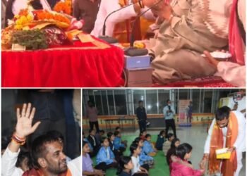 Birthday of BJP youth leader and social worker Basant Aggarwal was celebrated with pomp.