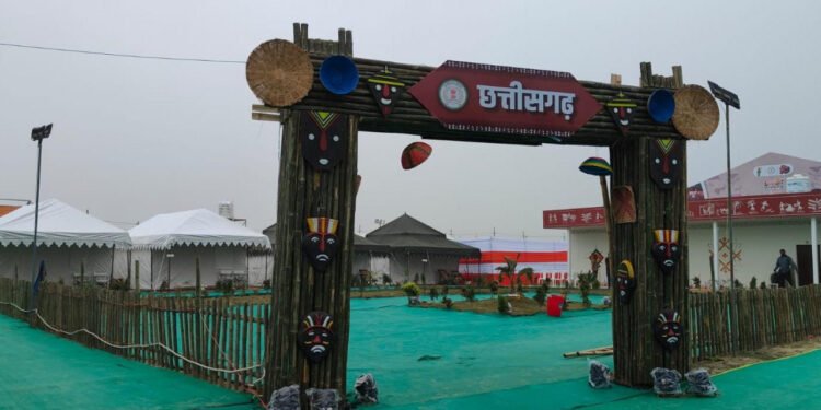 Chief Minister Sai's initiative; Chhattisgarh Pavilion in Prayagraj Mahakumbh, free arrangement for stay and food for the people of the state