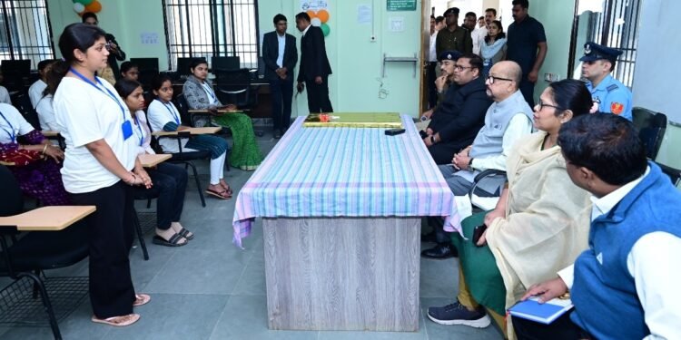 Governor Ramen Deka inspected Gariaband Livelihood College