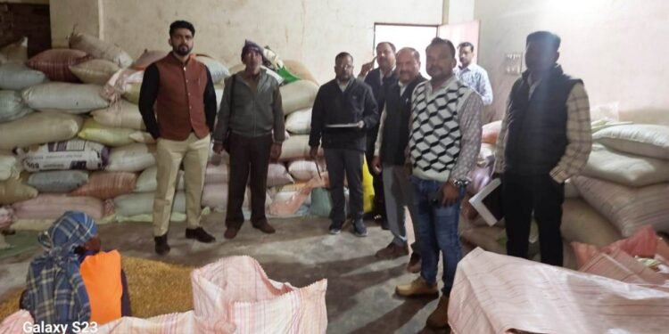 Three shops sealed in case of illegal storage of fortified rice