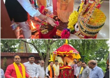 MLA Dr. Sampat Agarwal participated in Bahuda Rath Yatra, said- religious energy made the mind emotional