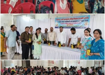 Swami Atmanand Contract Teachers and Employees Union raised a voice, statewide agitation will be held from August 1