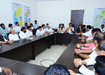 PCC President Deepak Baij reviewed the preparations for the Kisan-Jawan-Constituent Assembly