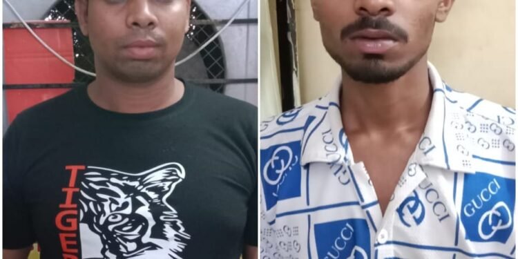 Two miscreants were arrested under Arms Act in Khamhardih police station area