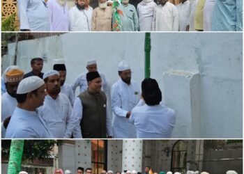 Dr. Salim Raj hoisted the flag at the office, Chhattisgarh State Waqf Board and other Waqf institutions