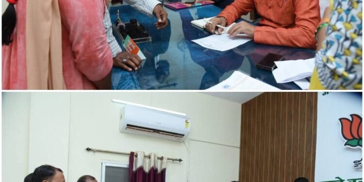 The MLA heard the problems of the people during the public hearing and resolved many problems immediate