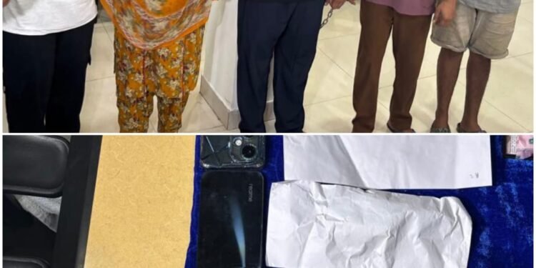 Gang running Heroin (Chitta) syndicate through video and location sharing arrested