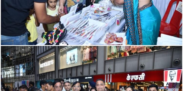 Sapno Ka Aangan (market) which will be held with new enthusiasm every second and fourth Wednesday, was inaugurated with great enthusiasm at Magneto Mall.