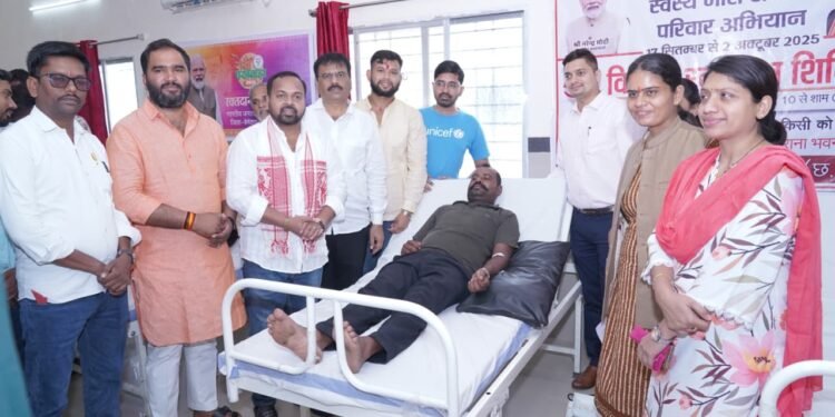 Blood donation camp organised on PM Narendra Modi's birthday