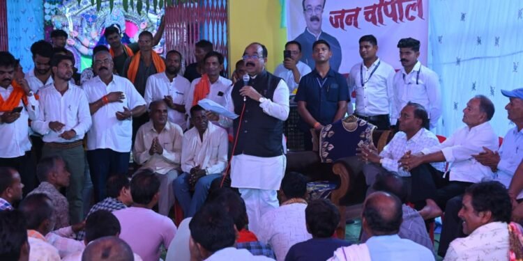 Sao announced development works worth over Rs 30 lakh at the Janchaupal.