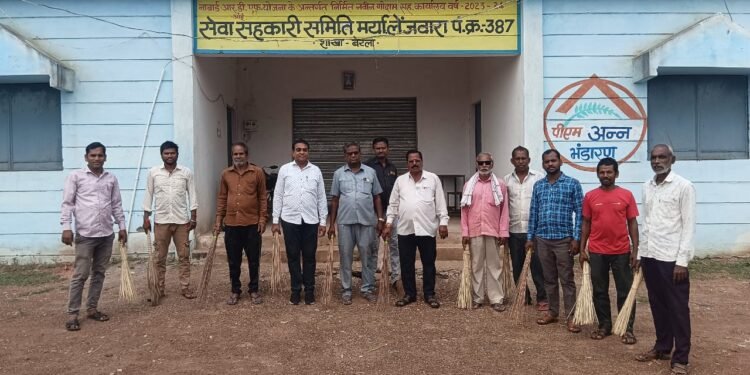 Cleanliness drive organised in village Lenjwara on the birthday of Prime Minister Narendra Modi