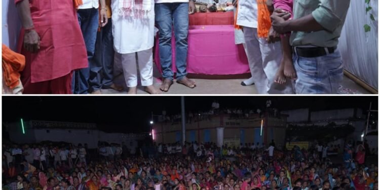 MLA Dipesh Sahu visited various villages and prayed for the prosperity of the region.