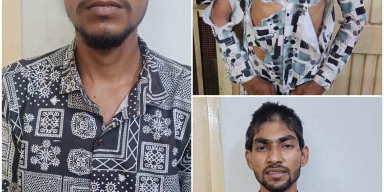 A total of 04 people were arrested, including 03 accused who stabbed a salon employee and 01 child who was in conflict with the law.
