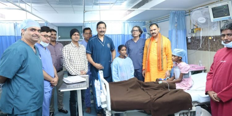 Heart valve replacement done in a private hospital in Raipur under Ayushman Health Scheme