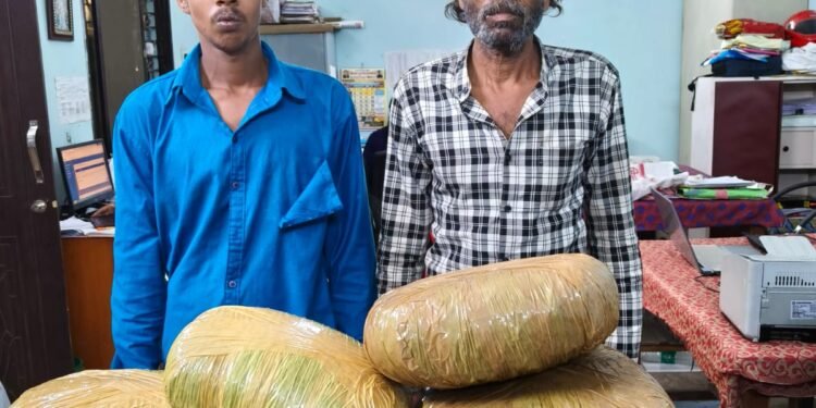02 interstate accused arrested with ganja