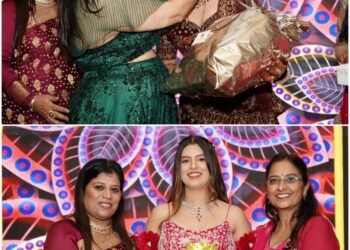 Sonal Sharma was awarded the Karwa Queen Award at the Karwa Chauth evening organized by Suhini Soch. Mishika Kukreja won everyone's heart by becoming the runner up.