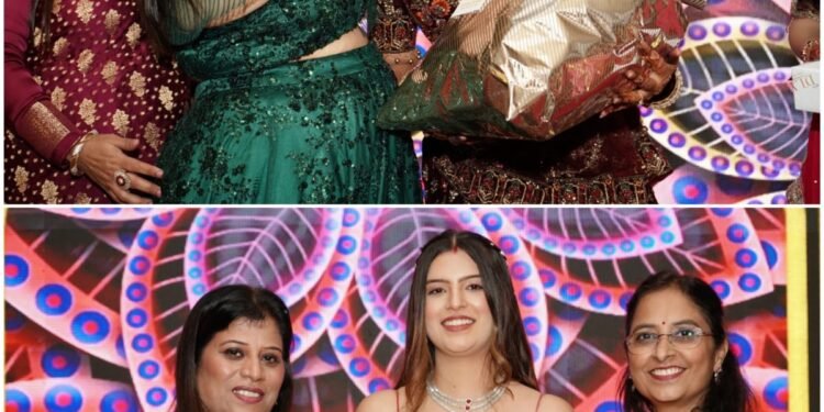 Sonal Sharma was awarded the Karwa Queen Award at the Karwa Chauth evening organized by Suhini Soch. Mishika Kukreja won everyone's heart by becoming the runner up.