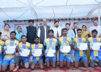 MLA Anuj attended the MP Sports Festival. _Newsxpress