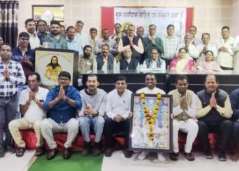 The Satnami community is busy preparing for Guru Ghasidas Jayanti and the procession. _Newsxpress