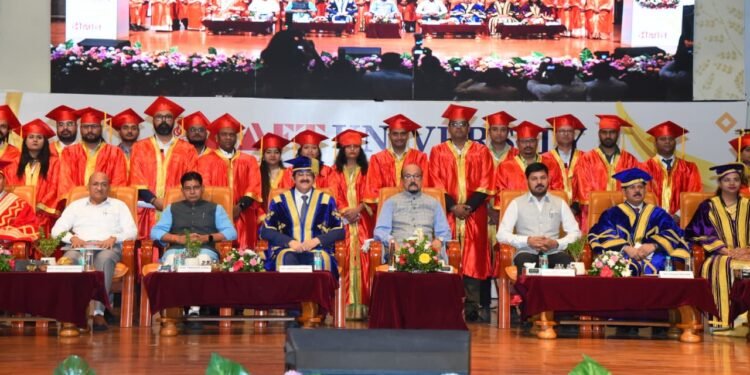 MLA Anuj attended the convocation ceremony of AAFT University with the Governor.