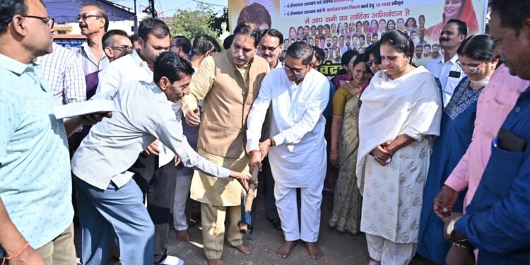 Bhoomipujan for new development works worth Rs 1 crore 1 lakh in DD Nagar Ward 40_Newsxpress