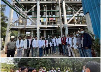 Sanitation Inspector Course students on a study tour to the Sakri Waste Management Plant. _Newsxpress