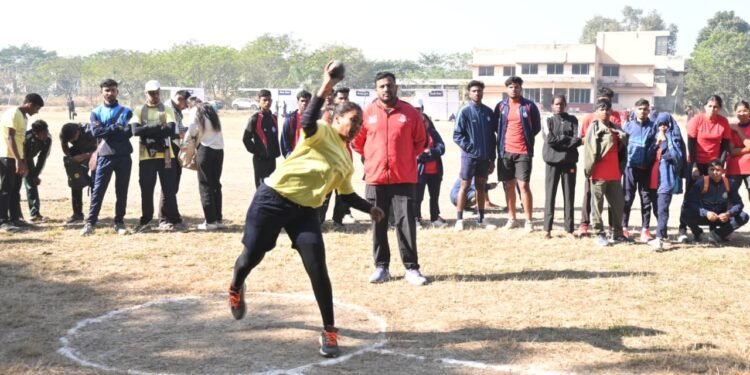 Indira Gandhi Agricultural University: Athletics dominated the second day, team games increased the excitement