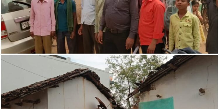 13 houses for poor families are on paper, but the reality is different.