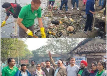 Groundwater expert declared the water of Maharajbandh pond unusable, Green Army's cleaning campaign continued on the sixth day also.