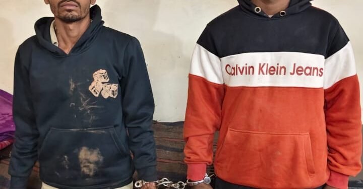 2 accused arrested for snatching (robbing) with a chopper_Newsxpress