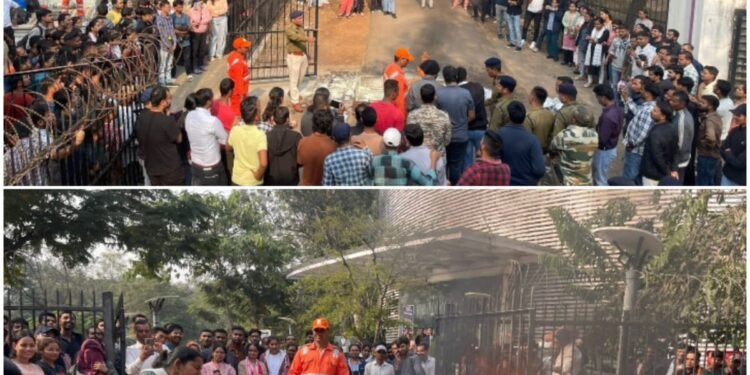 Live fire safety training given to students