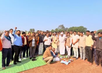 A groundbreaking ceremony was held to mark the successful organization of the Hindu conference; a major event will be held here.