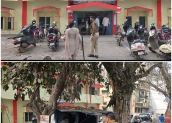 Action taken against those standing unnecessarily near schools and colleges and crowding at paan stalls_ Newsxpress