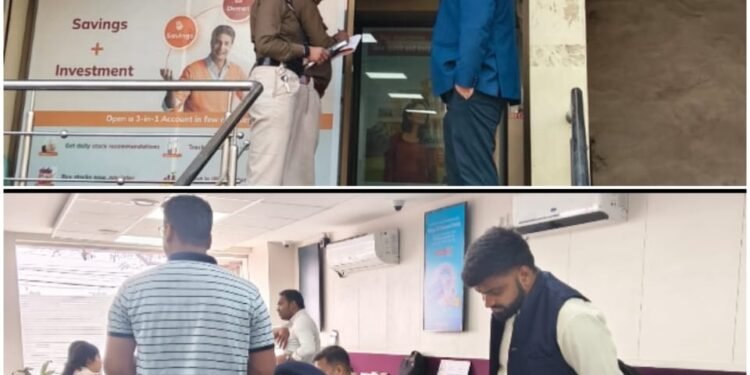 Police checked banks and issued guidelines regarding security arrangements.