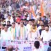A march was taken out in Bilaspur under MNREGA Bachao Sangharsh_Newsxpress