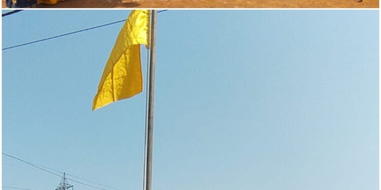 Subhash Jayanti program flag hoisting in Sinodha concluded under the chief hospitality of Tilda Nevra Municipal Council President Mrs. Chandrakala Verma_ Newsxpress