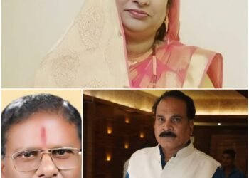 Pramila Tiwari and Pt. Ramanuj Tiwari became the new leaders in the triennial elections of Samagra Brahmin Parishad Chhattisgarh._Newsxpress