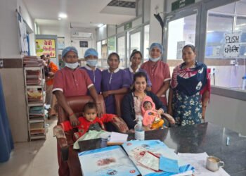 27 days of medical care gave a new lease of life to a baby.