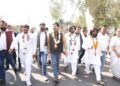 MLA Anuj Sharma gave a grand welcome to the "Massive Satnaam Sadbhav Yatra"; devotees departed from Raipur for Girodpuri Dham.