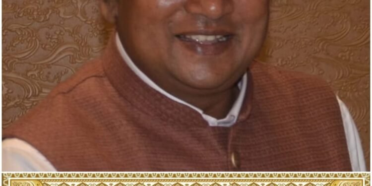 Dr. Mannulal Chelak received the honorary title of Mother Language Ratna from Nepal