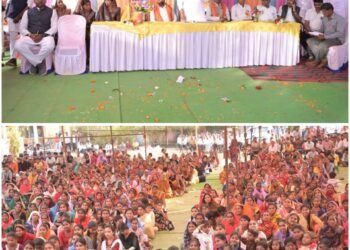 MLA Dipesh Sahu spoke at the annual function of Saldha School. _Newsxpress