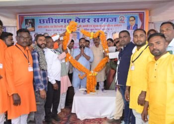 MLA Sahu gave the message of social harmony on the occasion of Sant Shiromani Ravidas Jayanti.