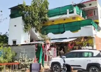 A sex racket was exposed; boys and girls were found in suspicious circumstances, and a schoolgirl in uniform was also present.