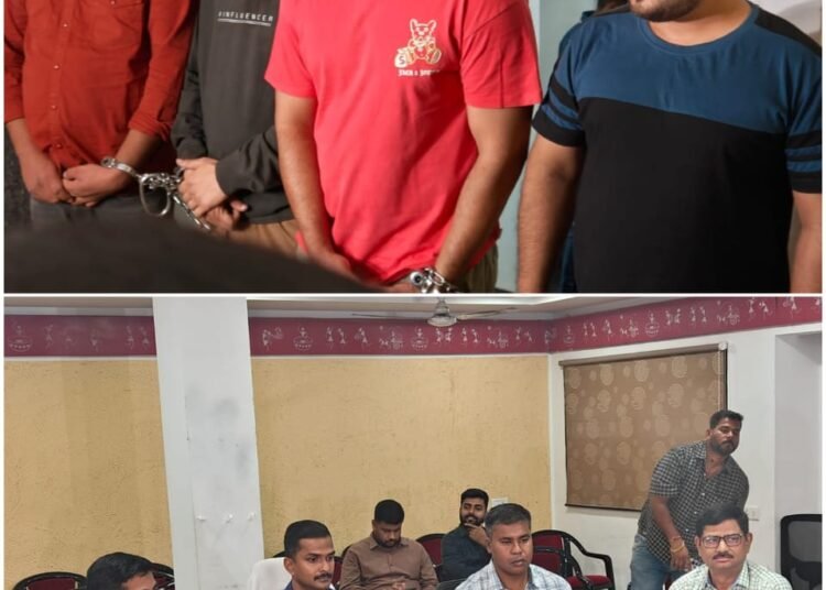 Online betting racket busted with Rs 17 lakh cash